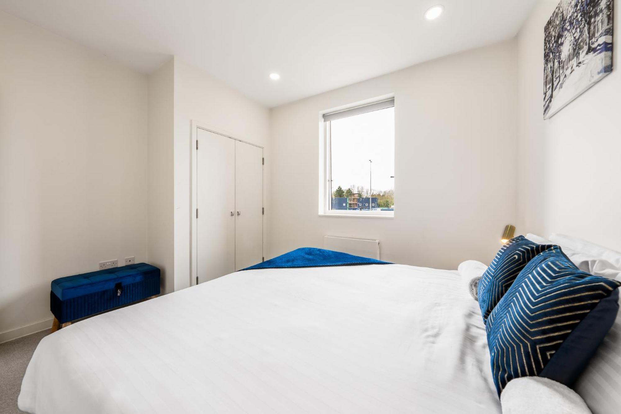Luxury 1 Bedroom Serviced Apartment With Roof Terrace & Gym Стівенідж Екстер'єр фото