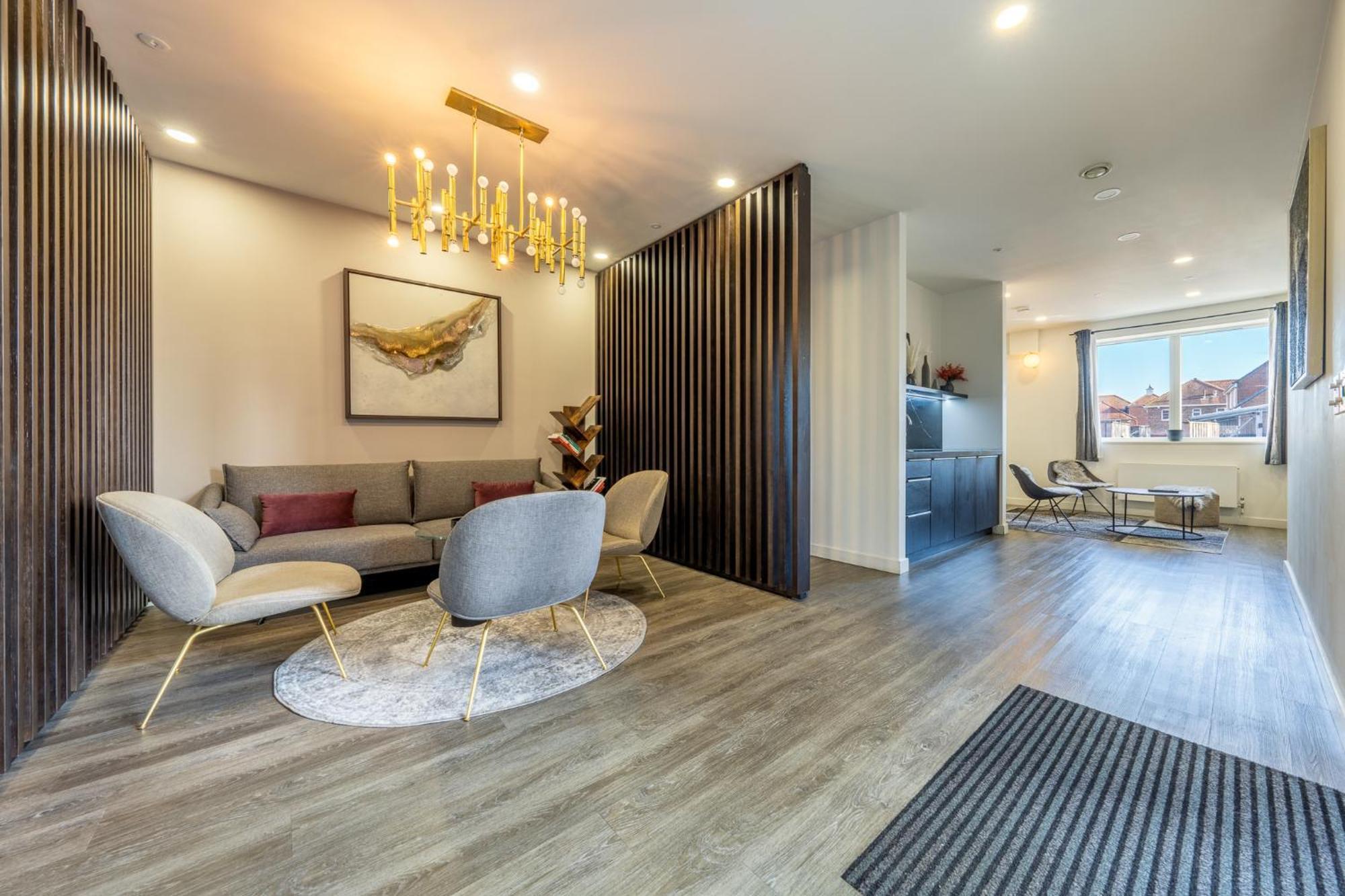 Luxury 1 Bedroom Serviced Apartment With Roof Terrace & Gym Стівенідж Екстер'єр фото
